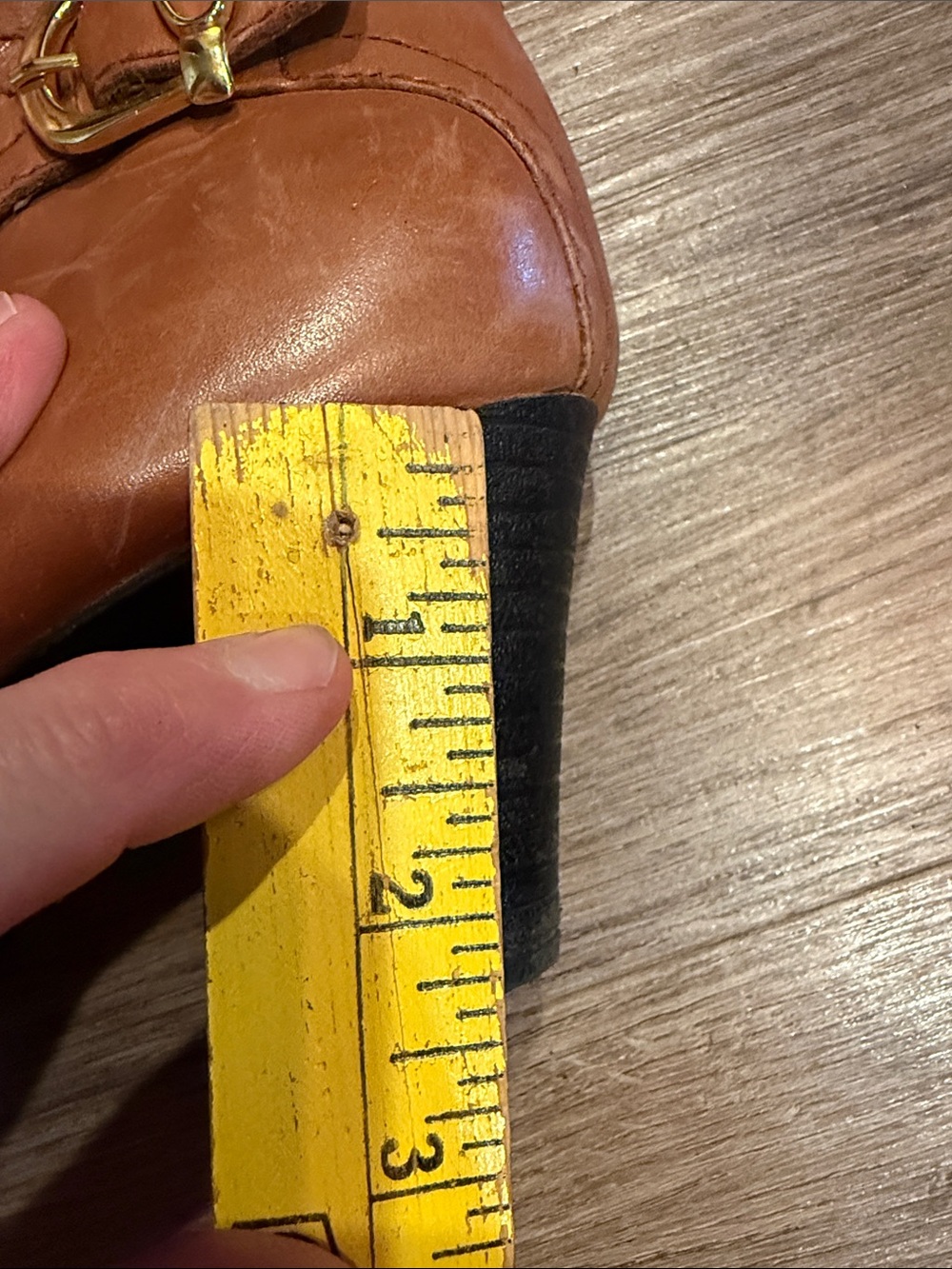Clarks Chestnut Leather Ankle Boot with Buckle Size 8 - Picture 8 of 8